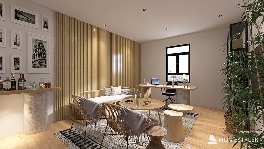 תכנון ועיצוב משרד הפקות - בוהו תעיישיתי